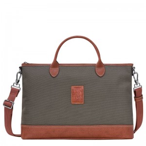 Longchamp Boxford S Miesten Salkku Ruskea | 5648-TPJAK