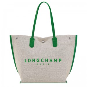 Longchamp Essential L Naisten Kangaskassit Vihreä | 1674-ROIYS