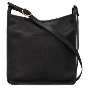 Longchamp Le Foulonné M Naisten Crossbody Laukut Mustat | 6289-TNHLQ