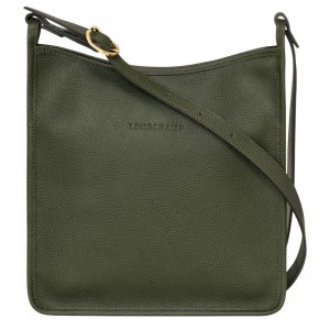 Longchamp Le Foulonné M Naisten Crossbody Laukut Khaki | 3248-IVUMS