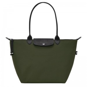 Longchamp Le Pliage Energy L Naisten Kangaskassit Khaki | 0451-BETML