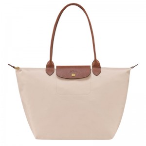 Longchamp Le Pliage Original L Naisten Kangaskassit Valkoinen | 8315-RINWD