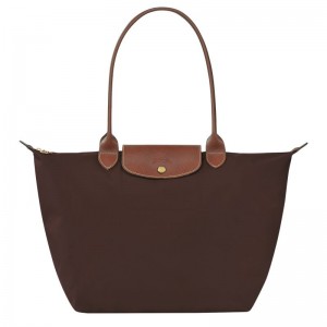 Longchamp Le Pliage Original L Naisten Kangaskassit Suklaa | 0179-UICSD