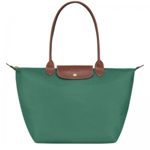 Longchamp Le Pliage Original L Naisten Kangaskassit Oliivinvihreä | 3407-ISDTU