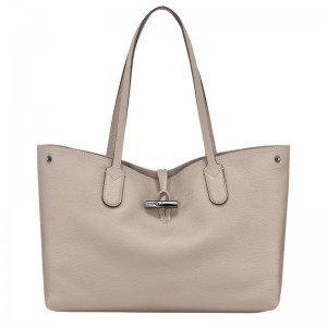 Longchamp Roseau Essential L Naisten Kangaskassit Harmaat | 7128-YKDMX