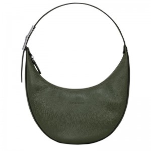 Longchamp Roseau Essential M Naisten Hobo Laukku Khaki | 1428-YOPTR