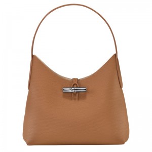 Longchamp Roseau M Naisten Hobo Laukku Beige | 5278-KROSH