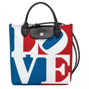 Longchamp x Robert Indiana XS Naisten Käsilaukku Valkoinen | 7591-JQMBG