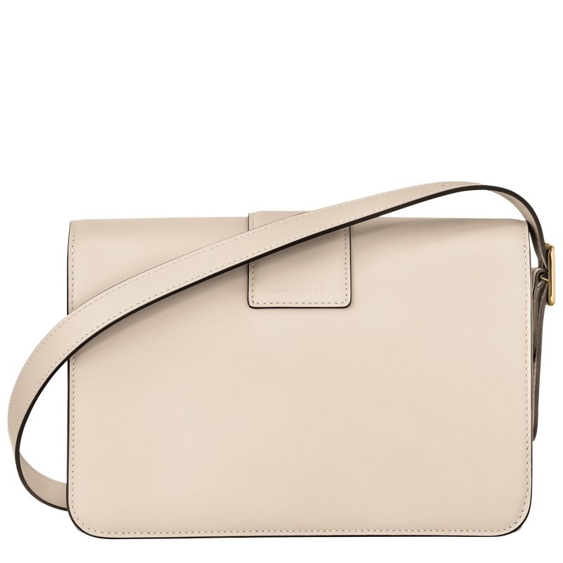 Longchamp Box-Trot M Naisten Crossbody Laukut Valkoinen | 6340-GEDJU