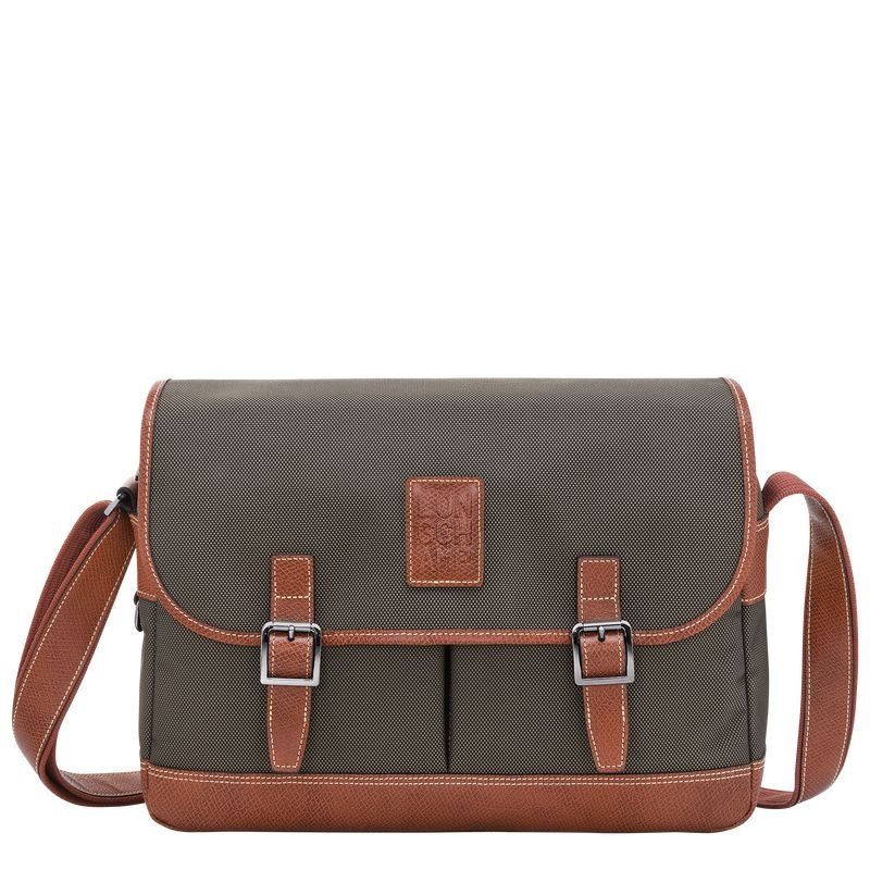 Longchamp Boxford L Miesten Crossbody Laukut Ruskea | 5403-HULNV