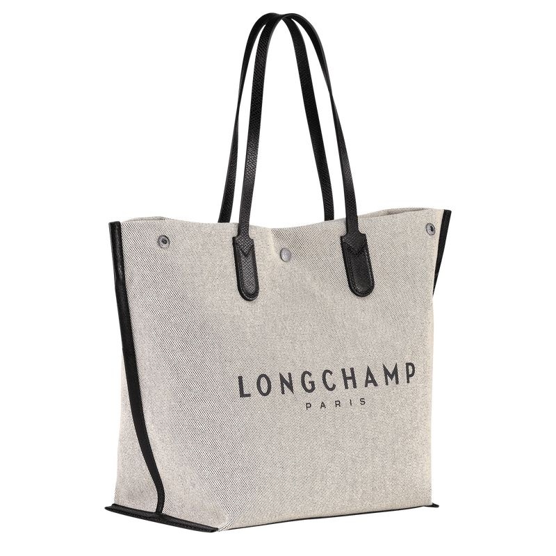 Longchamp Essential L Naisten Kangaskassit Harmaat | 1798-AXRQJ