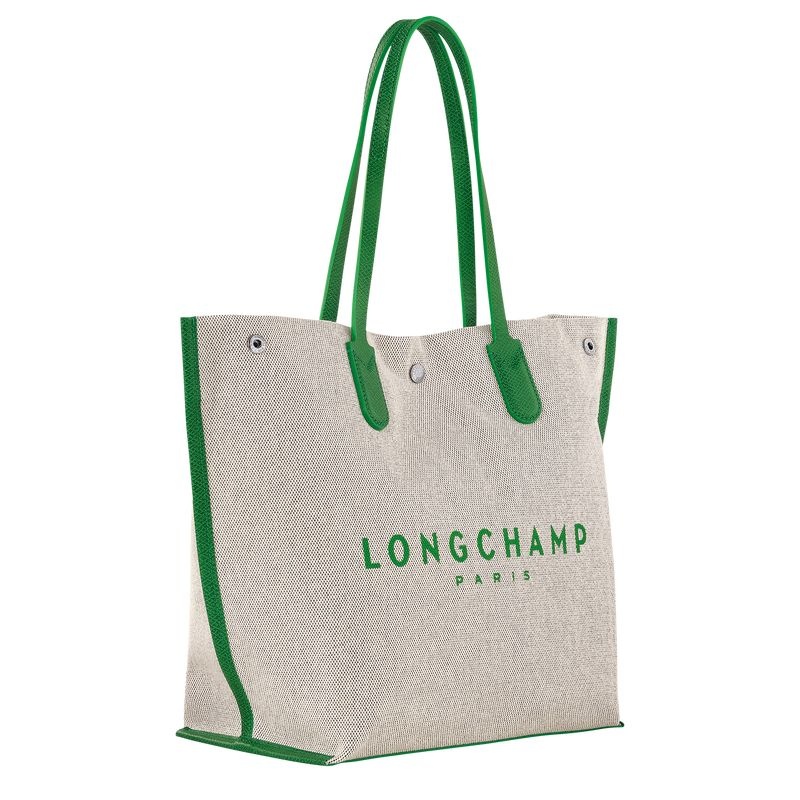 Longchamp Essential L Naisten Kangaskassit Vihreä | 1674-ROIYS