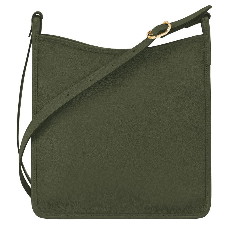 Longchamp Le Foulonné M Naisten Crossbody Laukut Khaki | 3248-IVUMS