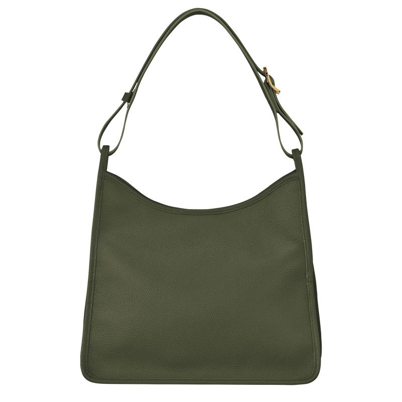 Longchamp Le Foulonné M Naisten Hobo Laukku Khaki | 2764-HLUFE