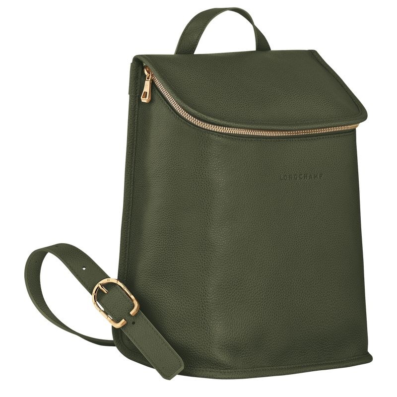 Longchamp Le Foulonné Naisten Reput Khaki | 5864-MSWNQ