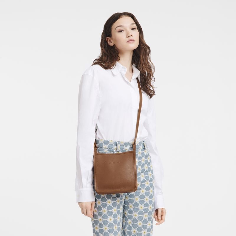 Longchamp Le Foulonné S Naisten Crossbody Laukut Ruskea | 0158-LDPKG