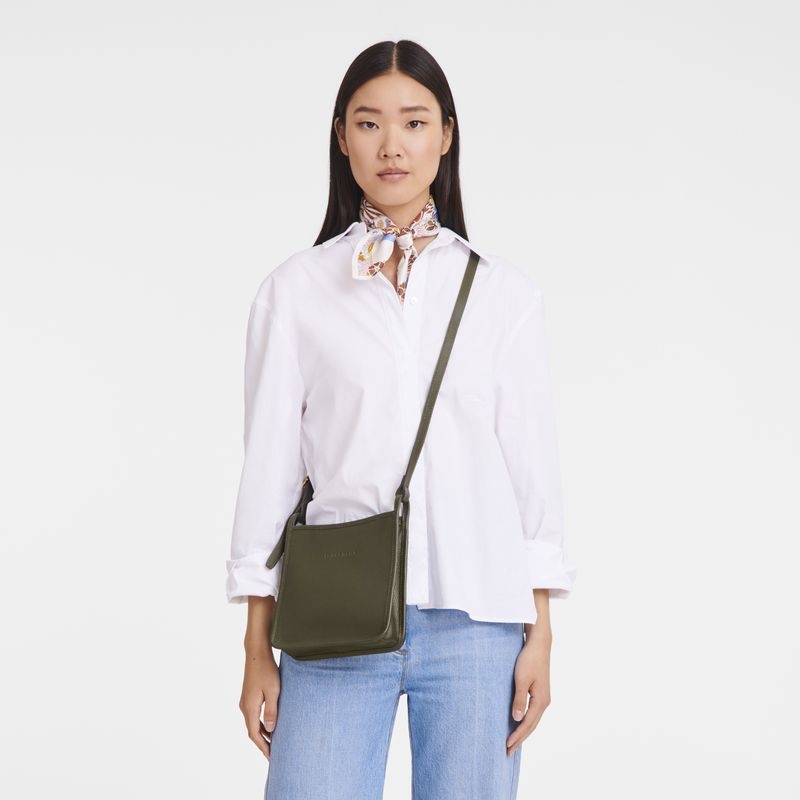 Longchamp Le Foulonné S Naisten Crossbody Laukut Khaki | 2415-TADYG