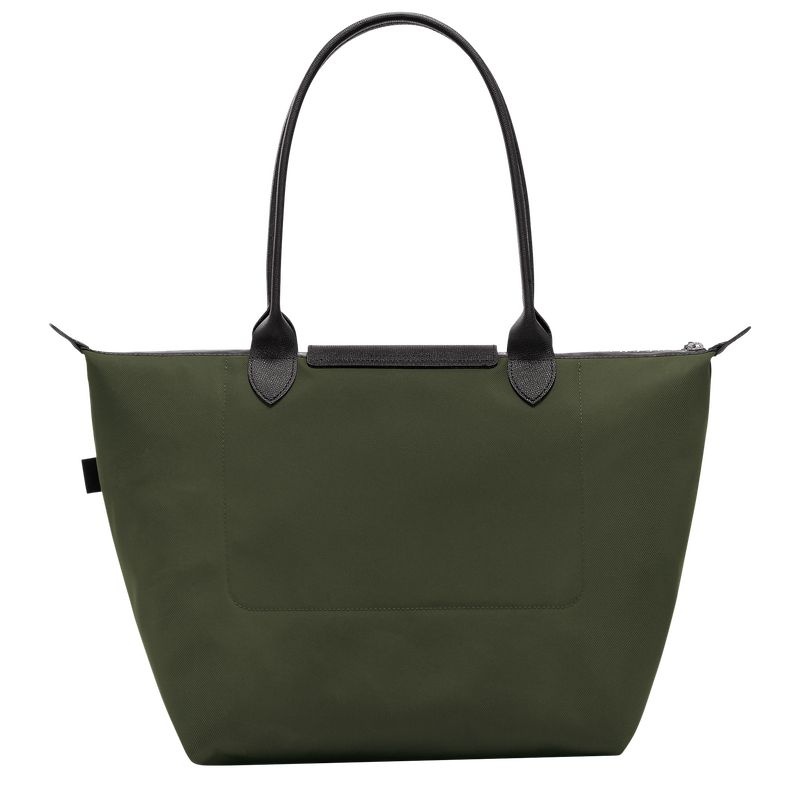 Longchamp Le Pliage Energy L Naisten Kangaskassit Khaki | 0451-BETML