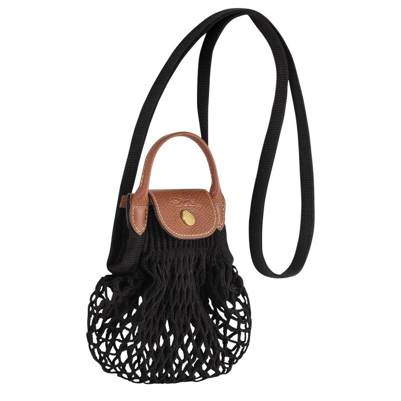 Longchamp Le Pliage Filet XS Naisten Crossbody Laukut Mustat | 9871-TUPXS