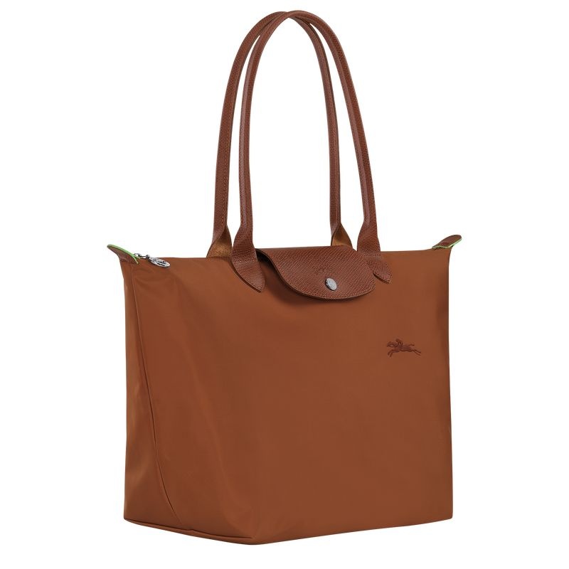 Longchamp Le Pliage Green L Naisten Kangaskassit Ruskea | 1342-UNOPR