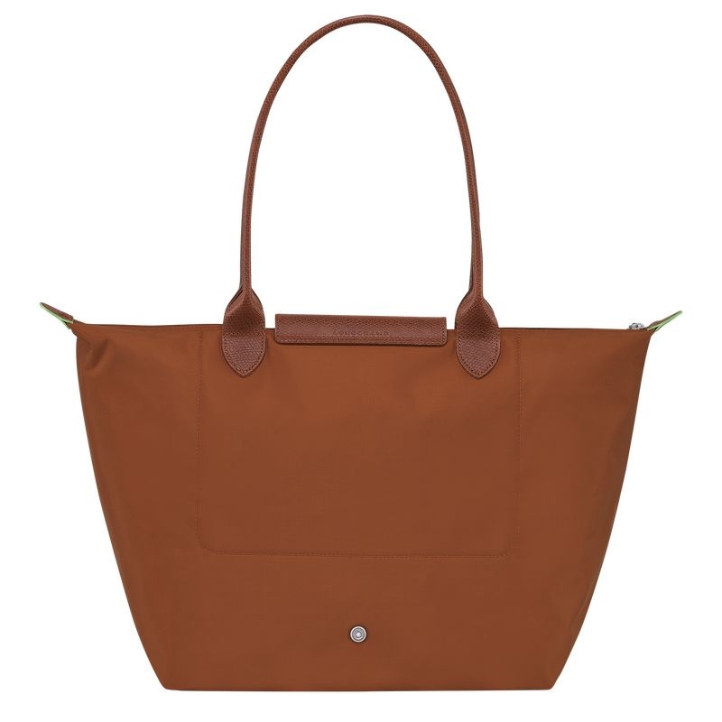 Longchamp Le Pliage Green L Naisten Kangaskassit Ruskea | 1342-UNOPR