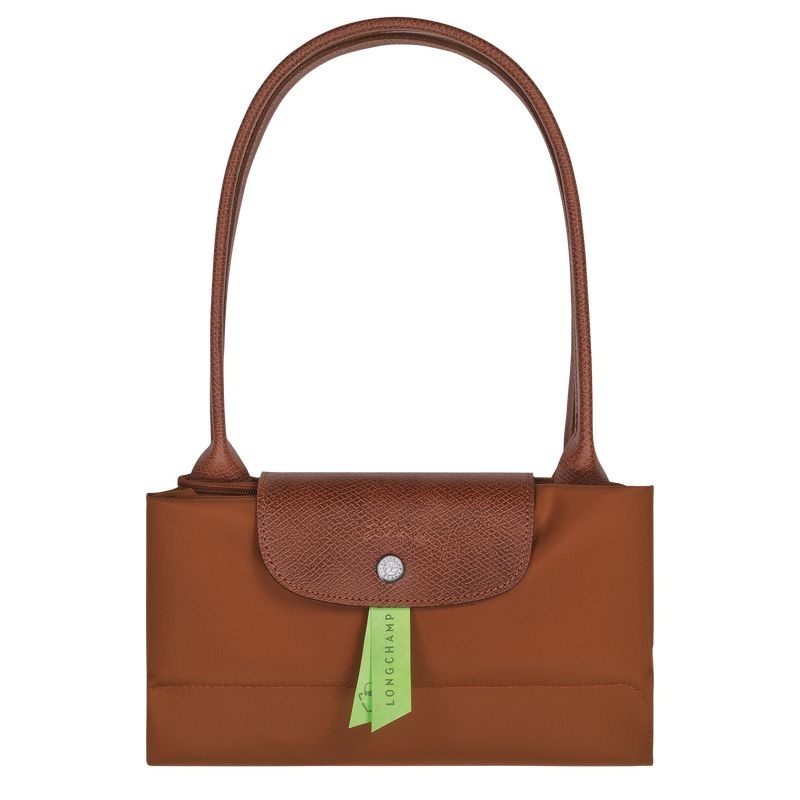 Longchamp Le Pliage Green L Naisten Kangaskassit Ruskea | 1342-UNOPR