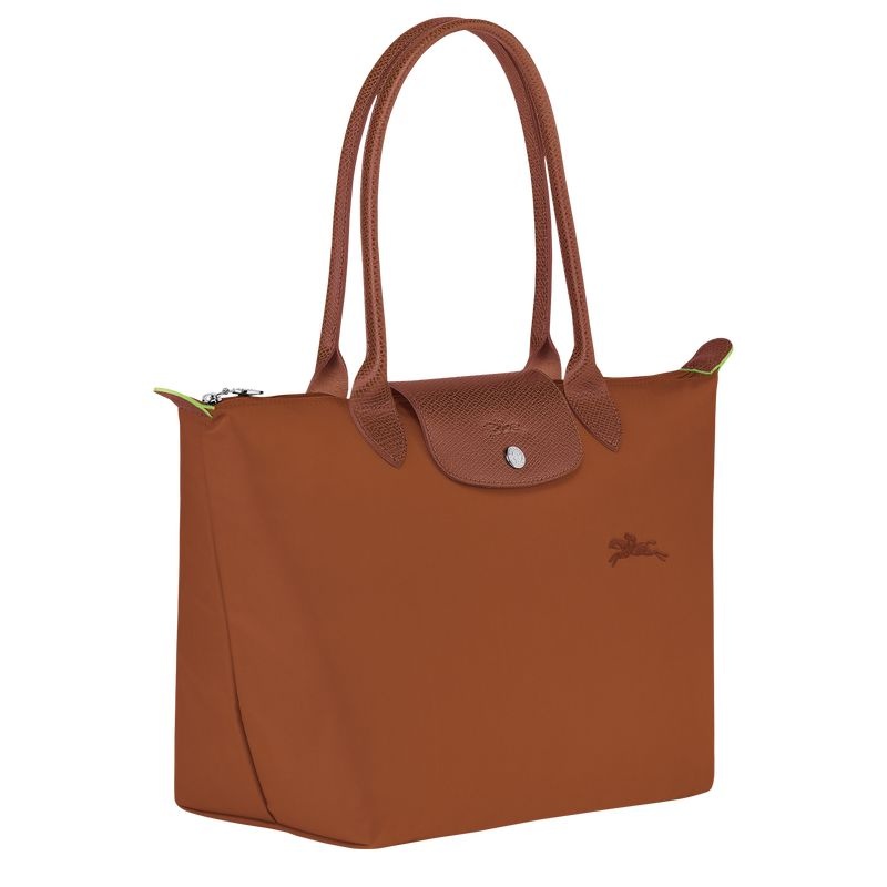 Longchamp Le Pliage Green M Naisten Kangaskassit Ruskea | 0241-LBQIX