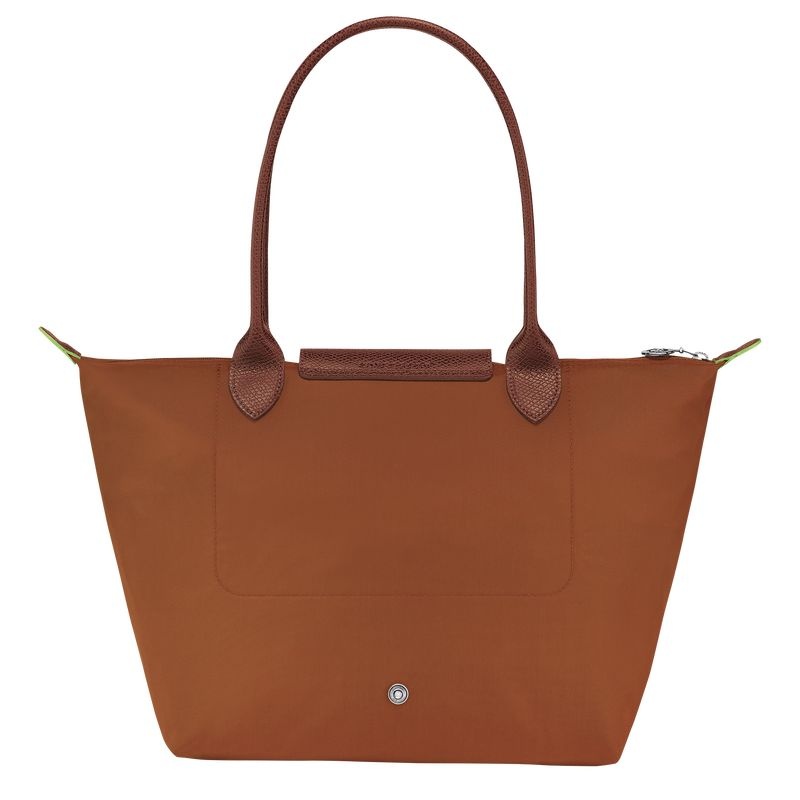 Longchamp Le Pliage Green M Naisten Kangaskassit Ruskea | 0241-LBQIX