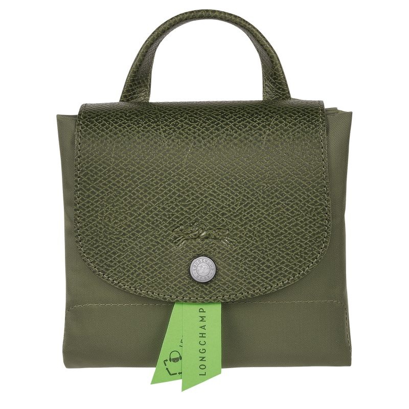 Longchamp Le Pliage Green M Naisten Reput Vihreä | 3871-IOFSV