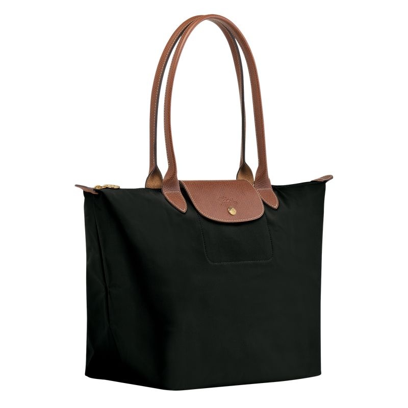 Longchamp Le Pliage Original L Naisten Kangaskassit Mustat | 9342-JSTEW