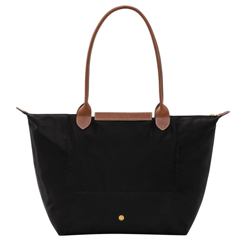 Longchamp Le Pliage Original L Naisten Kangaskassit Mustat | 9342-JSTEW