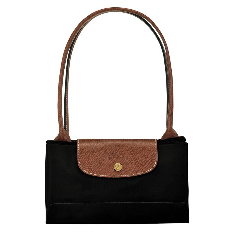 Longchamp Le Pliage Original L Naisten Kangaskassit Mustat | 9342-JSTEW