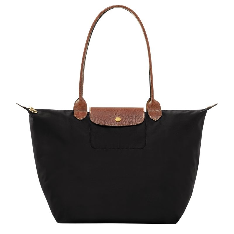 Longchamp Le Pliage Original L Naisten Kangaskassit Mustat | 9342-JSTEW