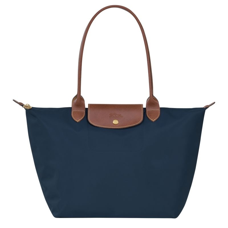 Longchamp Le Pliage Original L Naisten Kangaskassit Laivastonsininen | 3726-YKGVT