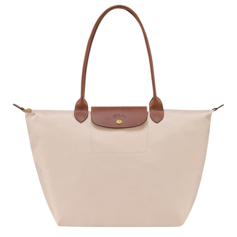 Longchamp Le Pliage Original L Naisten Kangaskassit Valkoinen | 8315-RINWD