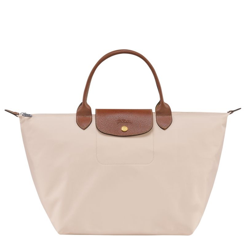 Longchamp Le Pliage Original M Naisten Käsilaukku Valkoinen | 6123-PELCO