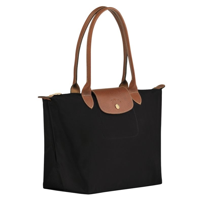 Longchamp Le Pliage Original M Naisten Kangaskassit Mustat | 9368-OHEFN