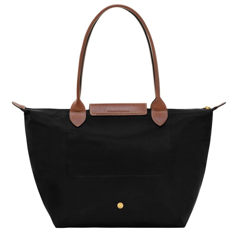 Longchamp Le Pliage Original M Naisten Kangaskassit Mustat | 9368-OHEFN