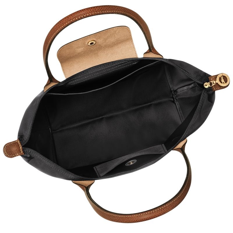 Longchamp Le Pliage Original M Naisten Kangaskassit Mustat | 9368-OHEFN