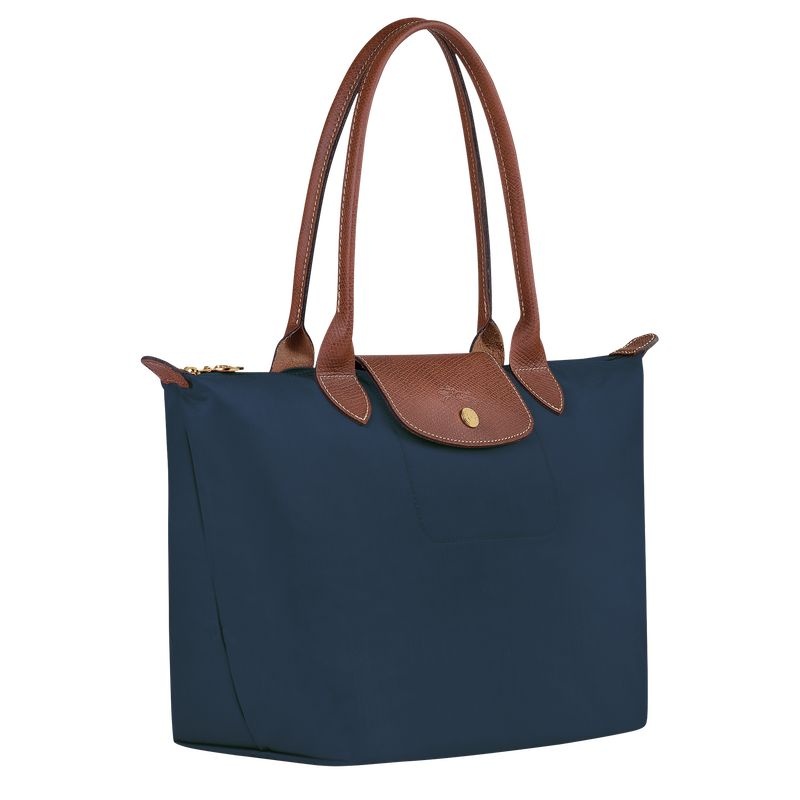 Longchamp Le Pliage Original M Naisten Kangaskassit Laivastonsininen | 4751-NGJDL