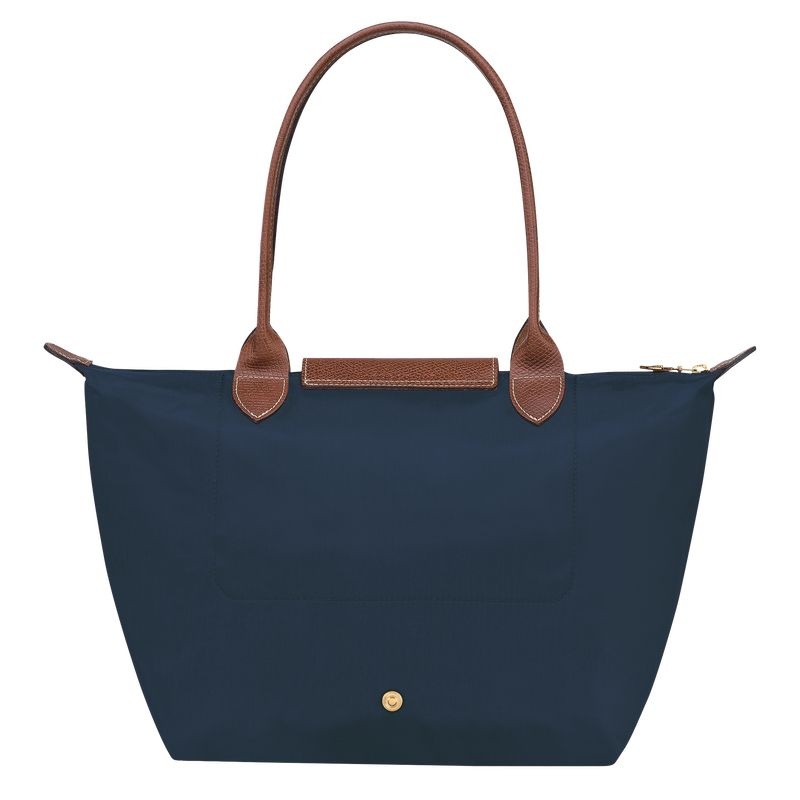 Longchamp Le Pliage Original M Naisten Kangaskassit Laivastonsininen | 4751-NGJDL