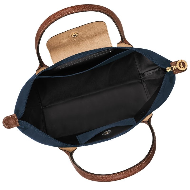 Longchamp Le Pliage Original M Naisten Kangaskassit Laivastonsininen | 4751-NGJDL