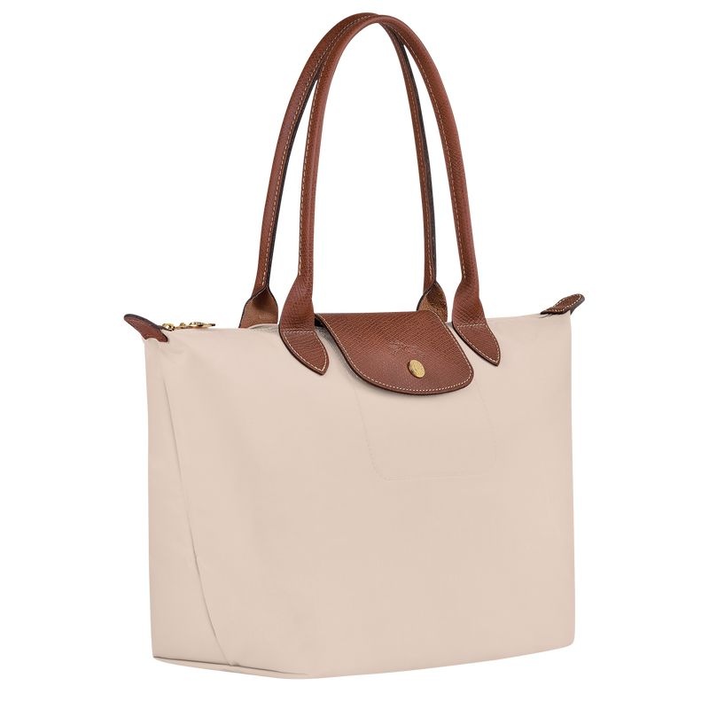 Longchamp Le Pliage Original M Naisten Kangaskassit Valkoinen | 0146-XHLCY