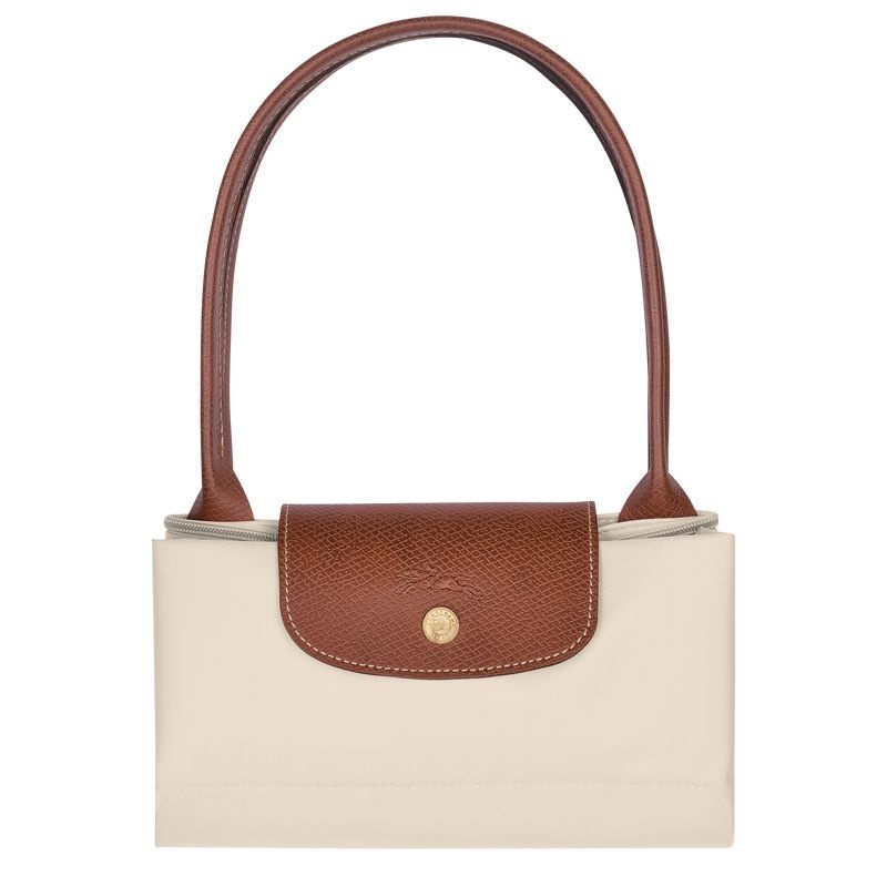 Longchamp Le Pliage Original M Naisten Kangaskassit Valkoinen | 0146-XHLCY