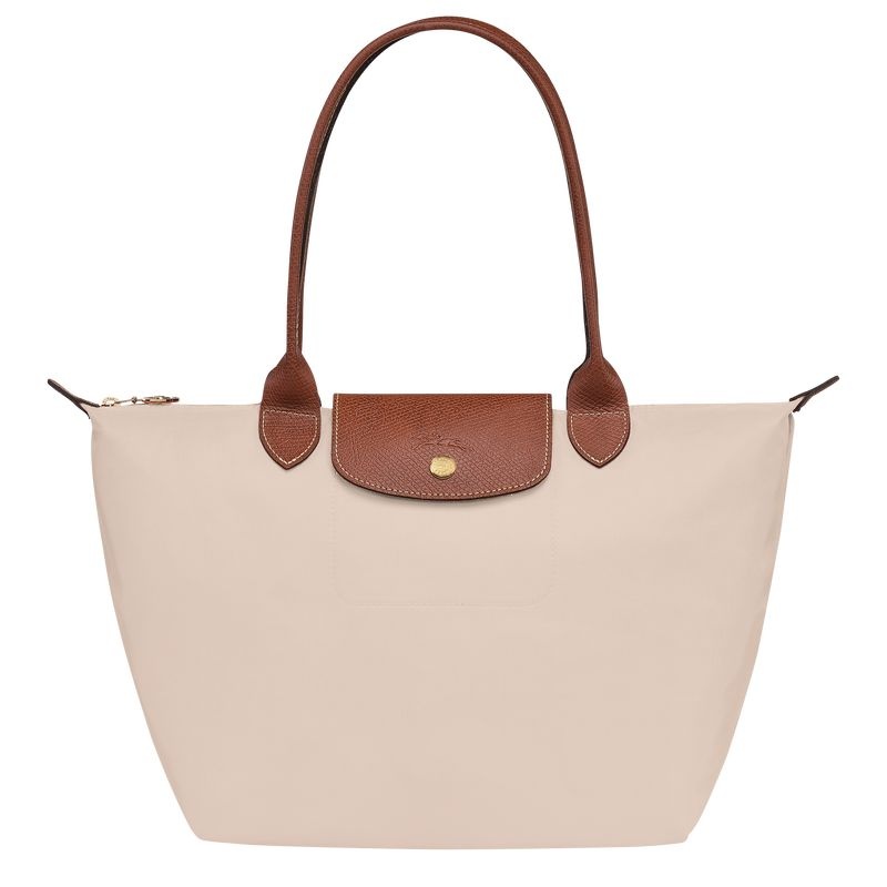 Longchamp Le Pliage Original M Naisten Kangaskassit Valkoinen | 0146-XHLCY