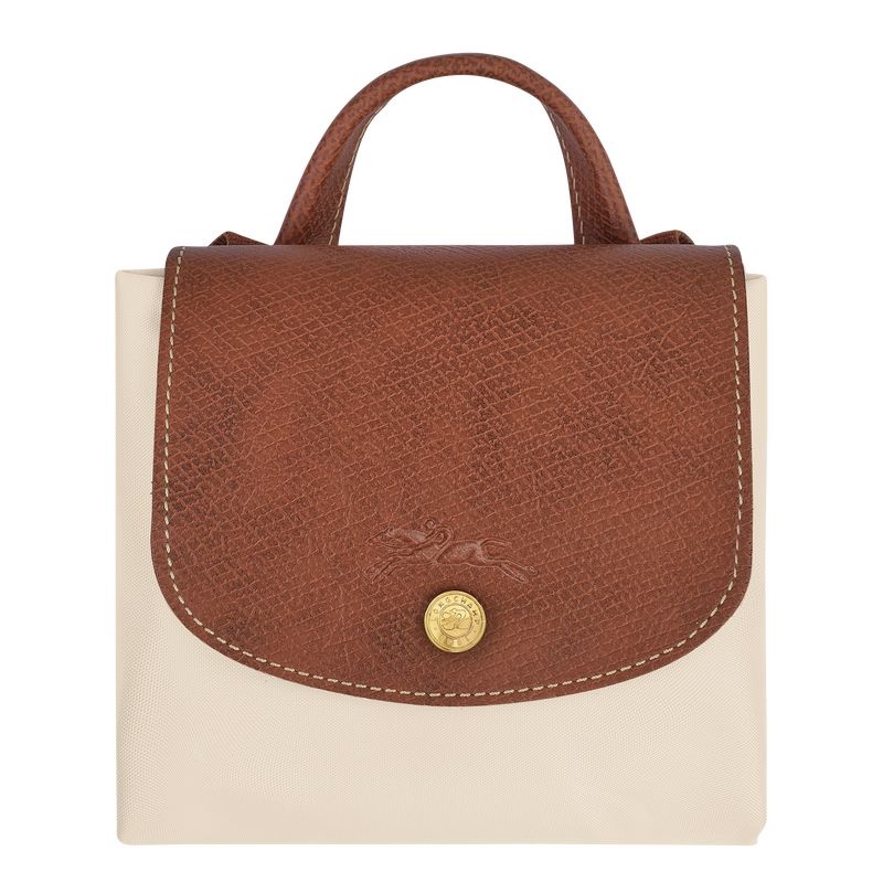 Longchamp Le Pliage Original M Naisten Reput Valkoinen | 5641-RQEDN