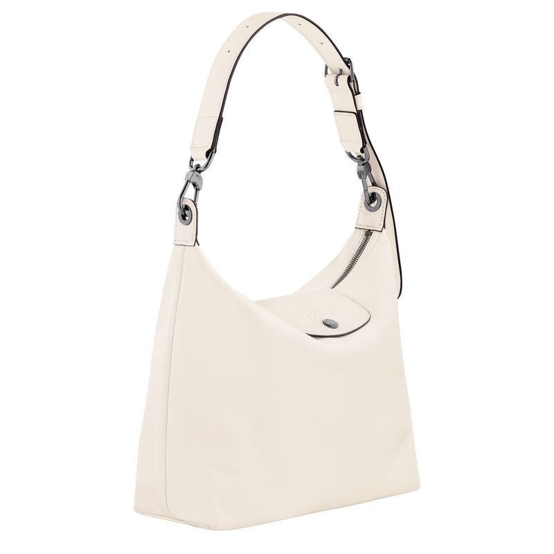 Longchamp Le Pliage Xtra M Naisten Hobo Laukku Valkoinen | 9736-TZVUW