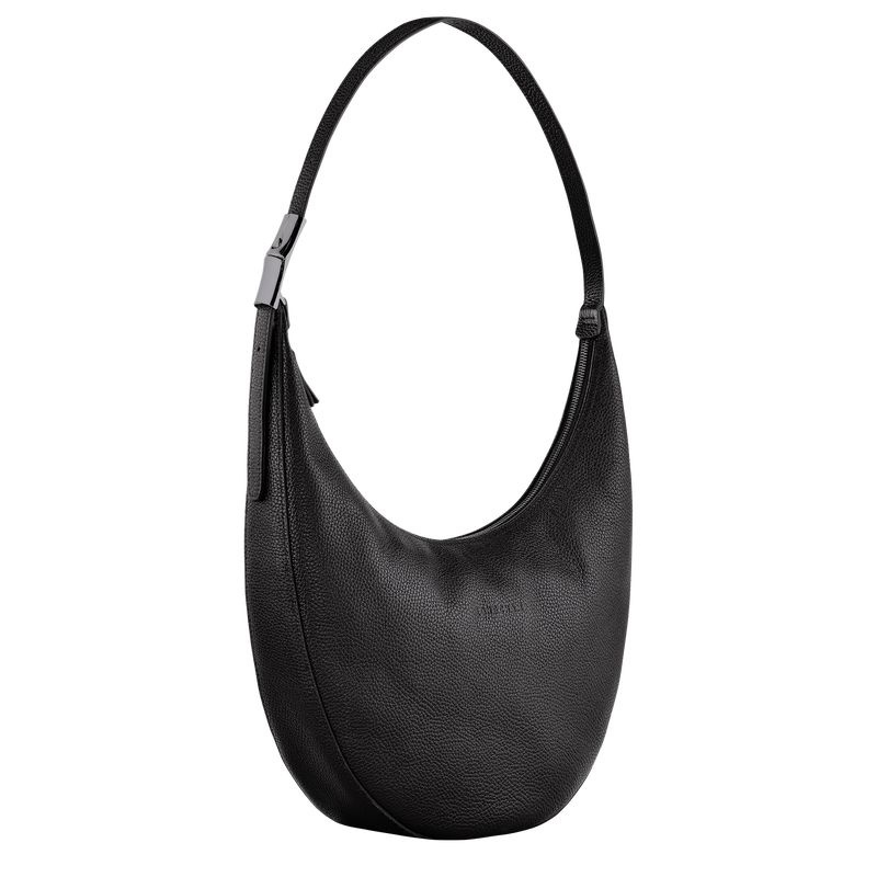 Longchamp Roseau Essential L Naisten Olkalaukku Mustat | 5283-NULGK