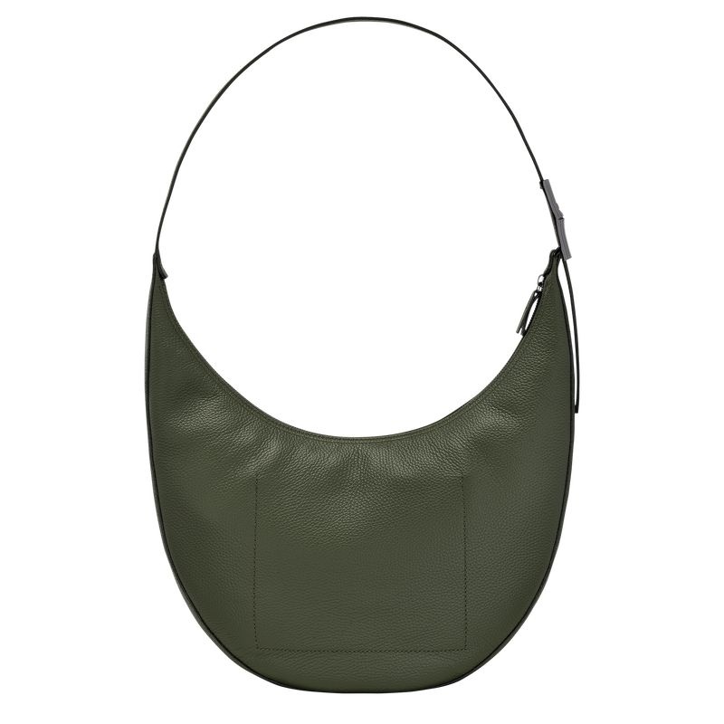 Longchamp Roseau Essential L Naisten Olkalaukku Khaki | 6195-TLNBJ