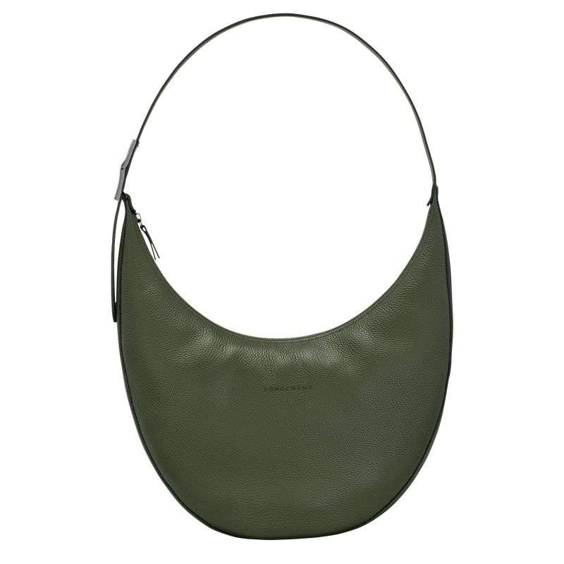 Longchamp Roseau Essential L Naisten Olkalaukku Khaki | 6195-TLNBJ